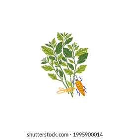 Insect Sticker Icon Isolated On White Background