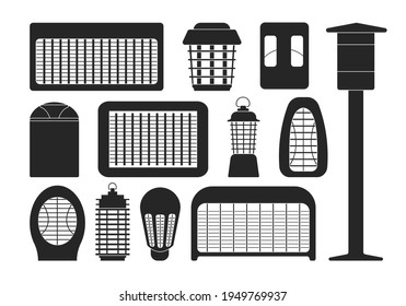 Insect trap vector black set icon. Vector illustration flytrap on white background. Isolated black set icon insect trap.