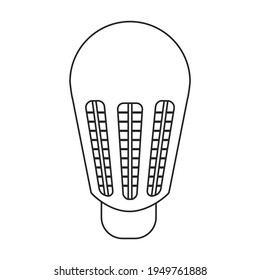 Insect trap vector icon.Outline vector icon isolated on white background insect trap.