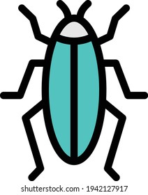 Insekten-Vektorfarbsymbol
