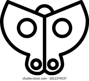 Icono de jardinería de concepto de vector de insectos
