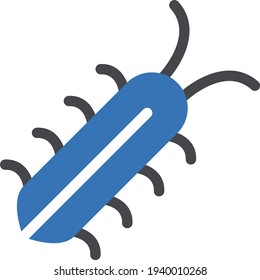 icono de color de glifo vector de insectos