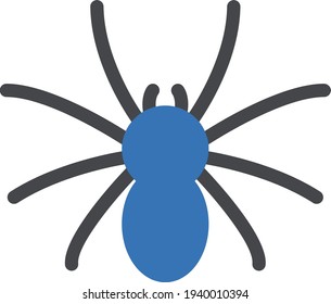 insect vector glyph color icon
