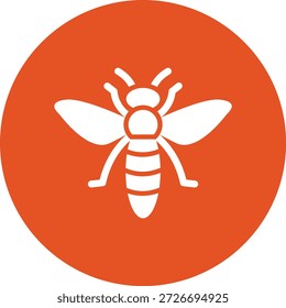 Ilustração de design de ícone de vetor de inseto