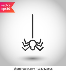 Insect vector sign. Illustration of vector spider icon. Spider vector icon.  EPS 10