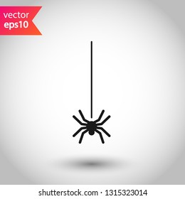Insect vector sign. Spider vector icon. Illustration of vector spider icon. EPS 10