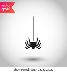 Insect vector sign. Spider vector icon. Illustration of vector spider icon. EPS 10