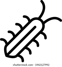 insect vector thin line icon