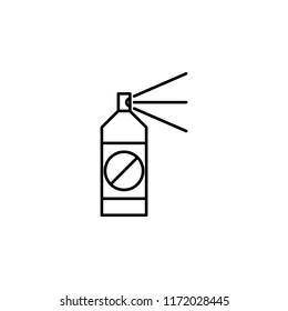 insecticide icon. Element of pest icon for mobile concept and web apps. Thin line insecticide icon can be used for web and mobile