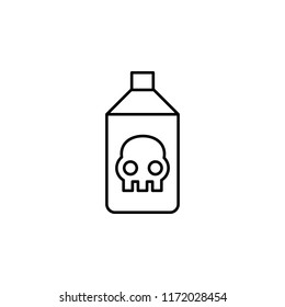 insecticide icon. Element of pest icon for mobile concept and web apps. Thin line insecticide icon can be used for web and mobile