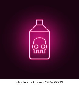 insecticide icon. Elements of pest control and insect in neon style icons. Simple icon for websites, web design, mobile app, info graphics