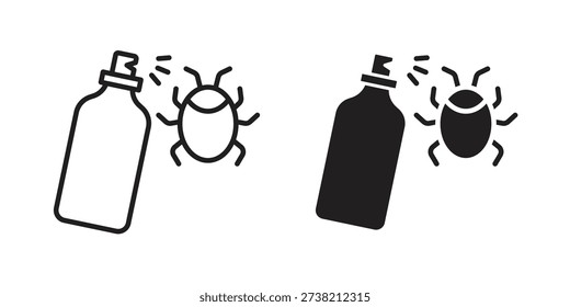 Insecticide icon logo design element. minimalist style icons