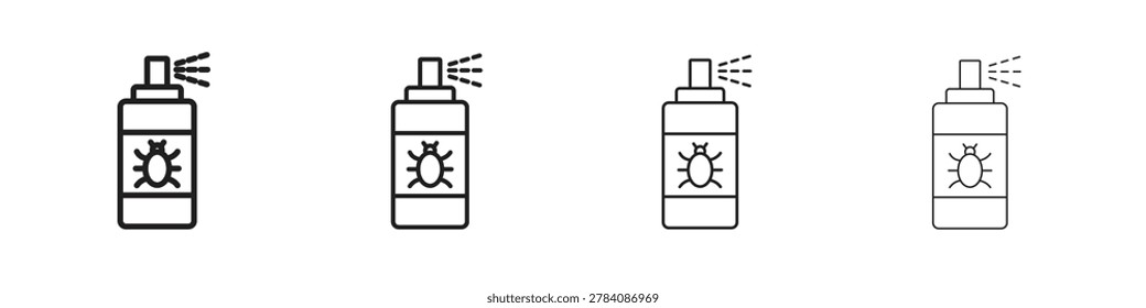 Insecticide icon. stroke line concept