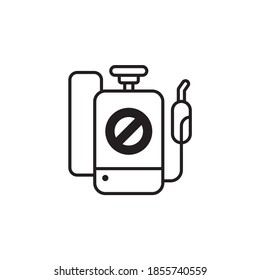 Insecticide outline icon style illustration. EPS 10 File