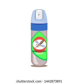 The Insecticide Spray vector on white background