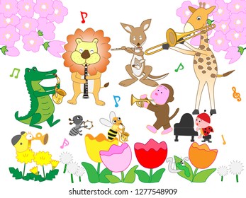 Insects and animal concerts that delight the coming of spring.