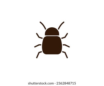 Insectos, insectos, ícono animal. Ilustración vectorial.