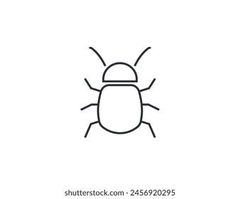 Insects, bug, animal icon. Vector illustration.