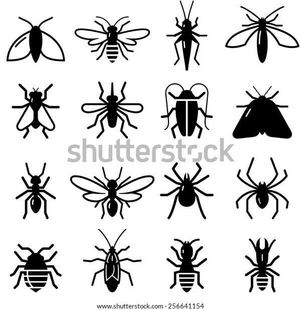 Insects and bugs\
icons