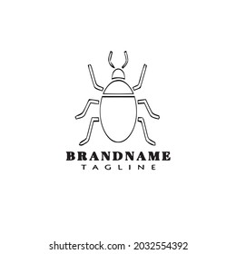 Insects Cartoon Logo Icon Design Template Stock Vector (Royalty Free ...