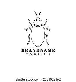 insects cartoon logo icon design template modern vector illustration