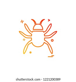 Insects icon design vector 