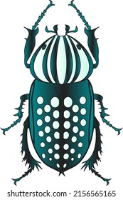 Insects icons flat isolated illustration. Vector pattern from hand-drawn insects.Trendy pop-art 80s-90s, white background. for Batik, wallpaper, wrapping paper, textile print