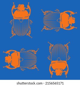 Inserta iconos de ilustración aislada plana. Patrón vectorial de insectos dibujados a mano. Arte pop de moda de los años 80-90, fondo blanco. Batik, papel pintado, papel de embalaje, impresión textil