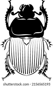 Insects icons flat isolated illustration. Vector pattern from hand-drawn insects.Trendy pop-art 80s-90s, white background. for Batik, wallpaper, wrapping paper, textile print