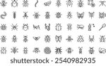 Insects icons High-Quality Vector Icons Collection with Editable Stroke. Ideal for Professional and Creative Projects.