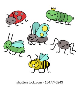  insects set cuty