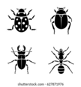 Insects vector icons