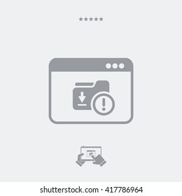 Insecure download alert