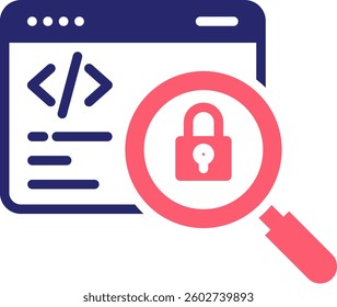 Insecure Icon Fill Vector Illustration