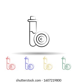 Insemination multi color style icon. Simple thin line, outline vector of maternity icons for ui and ux, website or mobile application