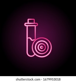 Insemination neon icon. Simple thin line, outline vector of maternity icons for ui and ux, website or mobile application