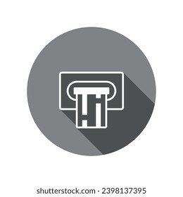 insert bank card icon vector template illustration logo design
