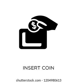 Insert coin icon. Insert coin symbol design from Payment collection. Simple element vector illustration on white background.