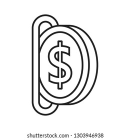 Insert Coin Icon Vector