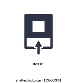 insert isolated icon. Simple element illustration from geometry concept. insert editable logo symbol design on white background. Can be use for web and mobile.