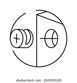 insert screw fast mounting assembly furniture line icon vector. insert screw fast mounting assembly furniture sign. isolated contour symbol black illustration