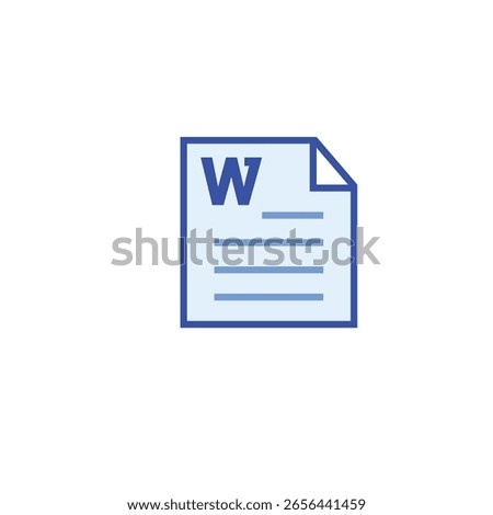 Insert Word File Icon Design