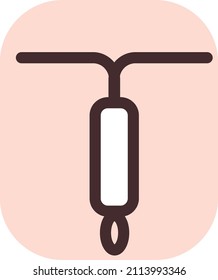 Inserted UID, illustration, vector on a white background.