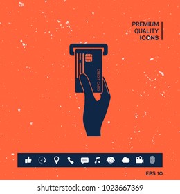 Inserting credit card icon