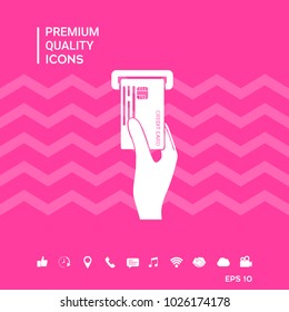 Inserting credit card icon