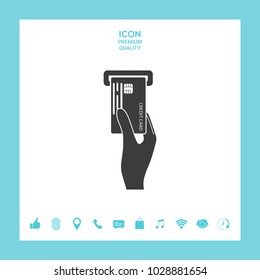 Inserting credit card icon