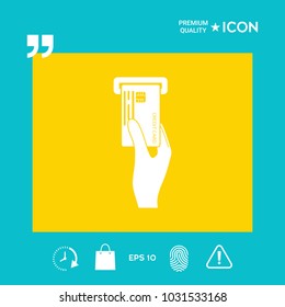 Inserting credit card icon