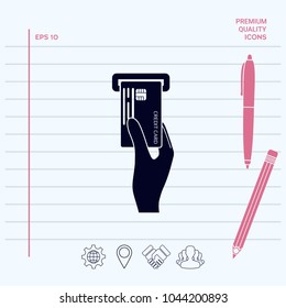 Inserting credit card icon