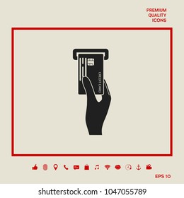 Inserting credit card icon