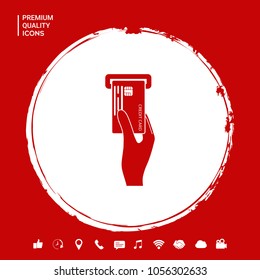 Inserting credit card icon